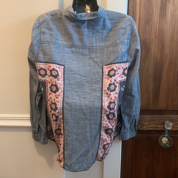 Free People Denim Shirt - Picture 2 of 2